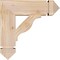 Ekena Millwork Funston Arts & Crafts Smooth Bracket, Douglas Fir, 3 1/2"W x 14"D x 14"H BKT04X14X14FST03SDF - alternate 4